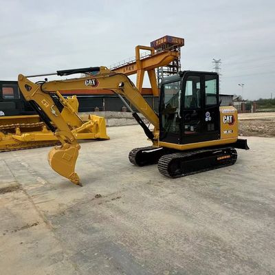 305.5E2 มินิ ใช้ CAT Excavator Caterpillar 303.5E CR การทํางานเรียบร้อย