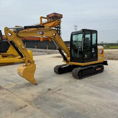 305.5E2 มินิ ใช้ CAT Excavator Caterpillar 303.5E CR การทํางานเรียบร้อย
