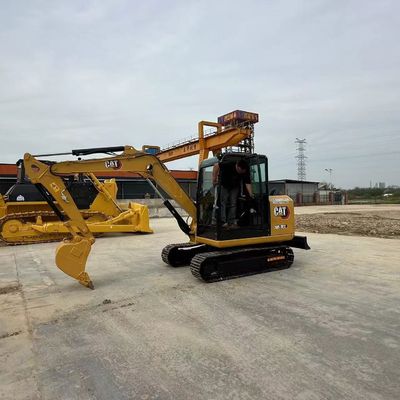 305.5E2 มินิ ใช้ CAT Excavator Caterpillar 303.5E CR การทํางานเรียบร้อย