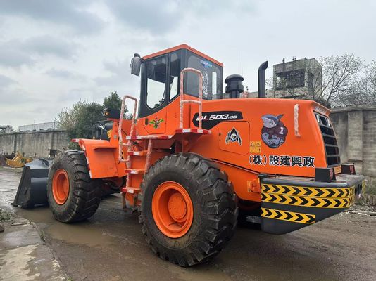 2022 ปี ใช้รถบรรทุกล้อ Doosan DL503-9C 5 ตันรถบรรทุกล้อ ความสามารถด้านต่าง ๆ