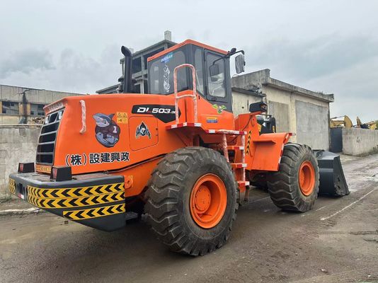 2022 ปี ใช้รถบรรทุกล้อ Doosan DL503-9C 5 ตันรถบรรทุกล้อ ความสามารถด้านต่าง ๆ