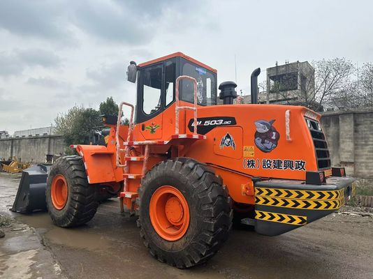 2022 ปี ใช้รถบรรทุกล้อ Doosan DL503-9C 5 ตันรถบรรทุกล้อ ความสามารถด้านต่าง ๆ