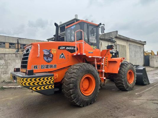 2022 ปี ใช้รถบรรทุกล้อ Doosan DL503-9C 5 ตันรถบรรทุกล้อ ความสามารถด้านต่าง ๆ