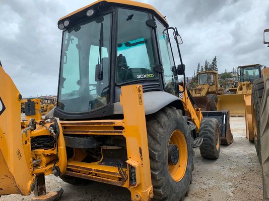 ปี 2020 JCB 3CX ECO เครื่องบรรทุกแทรกเตอร์มือสอง Backhoe 4 ล้อ ผลิตสูง