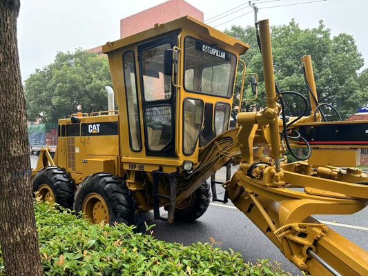 ญี่ปุ่นเดิม 140H Caterpillar Motor Grader การใช้งานความปลอดภัยมือสอง