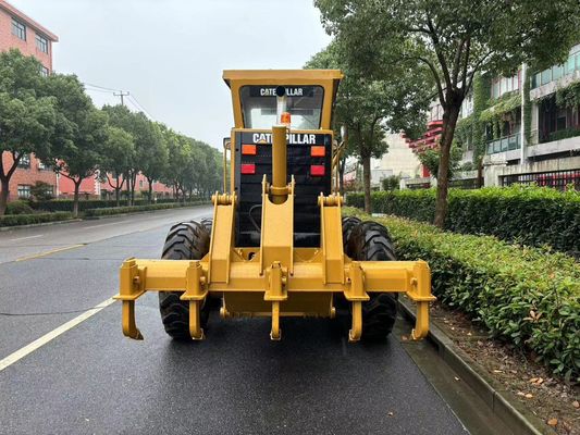 ญี่ปุ่นเดิม 140H Caterpillar Motor Grader การใช้งานความปลอดภัยมือสอง