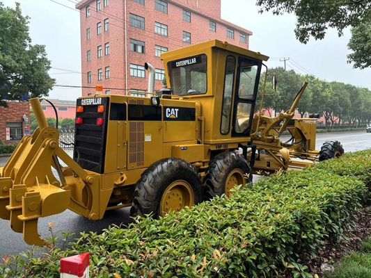 ญี่ปุ่นเดิม 140H Caterpillar Motor Grader การใช้งานความปลอดภัยมือสอง