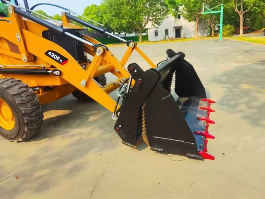 420F เครื่องบรรทุกถังยาง Caterpillar ที่ใช้แล้ว CAT ความเร็วสูง ประหยัดพลังงาน