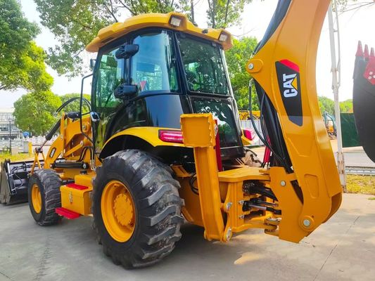 420F เครื่องบรรทุกถังยาง Caterpillar ที่ใช้แล้ว CAT ความเร็วสูง ประหยัดพลังงาน