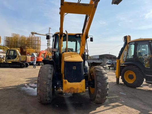JCB 4CX ECO มือสอง Backhoe Loader ยาวนานสําหรับการก่อสร้าง