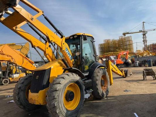 JCB 4CX ECO มือสอง Backhoe Loader ยาวนานสําหรับการก่อสร้าง