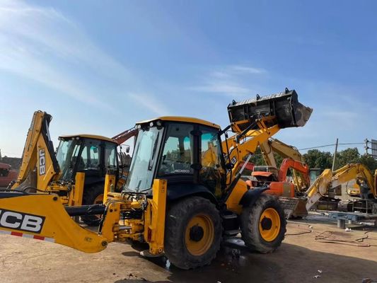 JCB 4CX ECO มือสอง Backhoe Loader ยาวนานสําหรับการก่อสร้าง