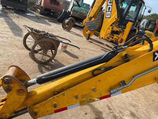 JCB 4CX ECO มือสอง Backhoe Loader ยาวนานสําหรับการก่อสร้าง