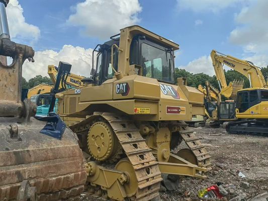 แท้ของญี่ปุ่น ความเห็นใช้ Crawler Bulldozer การดําเนินงานความปลอดภัย CAT D6R LGP Dozer