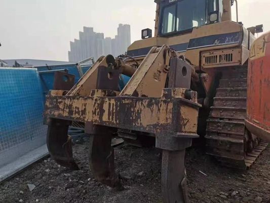 สีเดิม D8R LGP ใช้ Caterpillar บูลโดเซอร์กับไฮดรอลิก Ripper