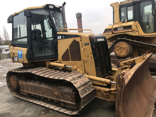 6 Way Blade Used Crawler Mounted Bulldozer Caterpillar D5K XL สีเดิม