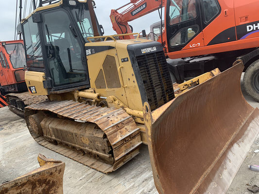 6 Way Blade Used Crawler Mounted Bulldozer Caterpillar D5K XL สีเดิม