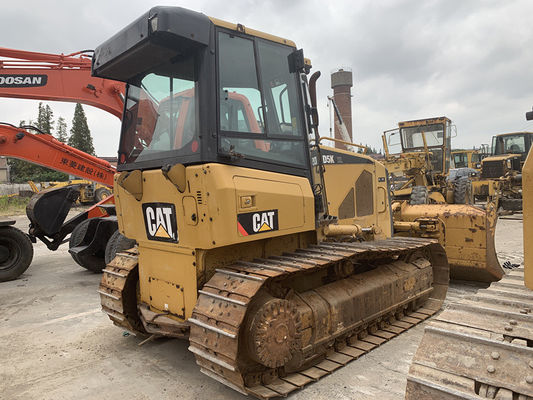 6 Way Blade Used Crawler Mounted Bulldozer Caterpillar D5K XL สีเดิม