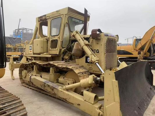 แรง Caterpillar มือสอง D7G Dozer ประสิทธิภาพพลังงาน 6 Way Blade
