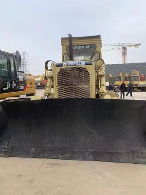 แรง Caterpillar มือสอง D7G Dozer ประสิทธิภาพพลังงาน 6 Way Blade