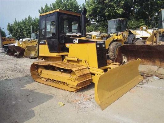 6 Way Blade Mini บูลโดเซอร์มือสอง Caterpillar D4C LGP Crawler บูลโดเซอร์ติด