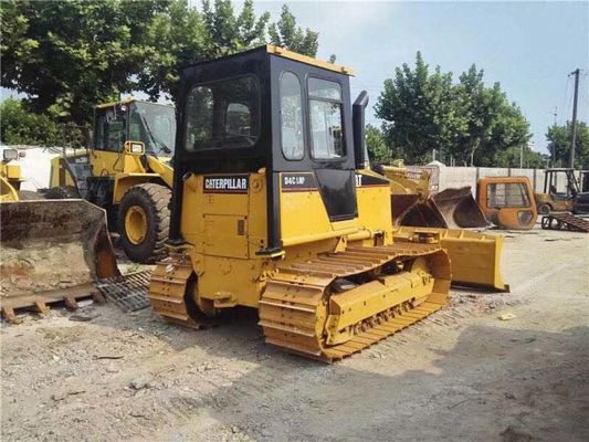 6 Way Blade Mini บูลโดเซอร์มือสอง Caterpillar D4C LGP Crawler บูลโดเซอร์ติด