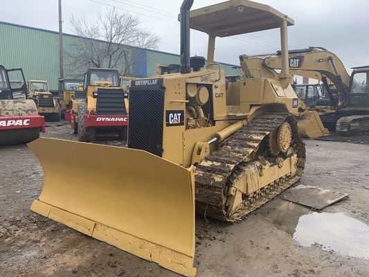 ใช้ Crawler CAT D4H บูลโดเซอร์ Repaint สี ไดรฟ์สูง การดําเนินงานง่าย