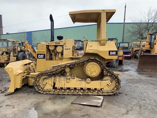 ใช้ Crawler CAT D4H บูลโดเซอร์ Repaint สี ไดรฟ์สูง การดําเนินงานง่าย