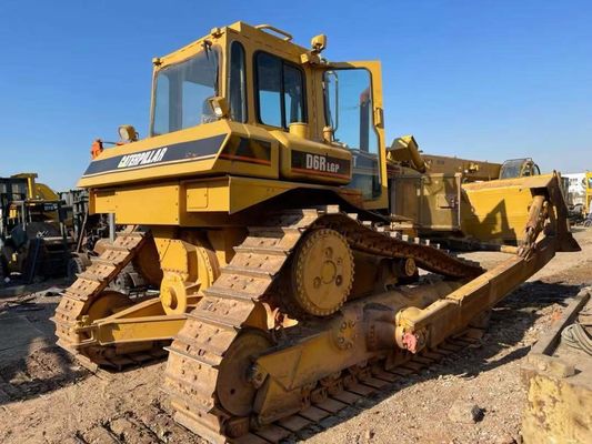 Caterpillar D6R LGP บูลโดเซอร์มือสอง รูปแบบ crawler สําหรับสถานที่ก่อสร้าง