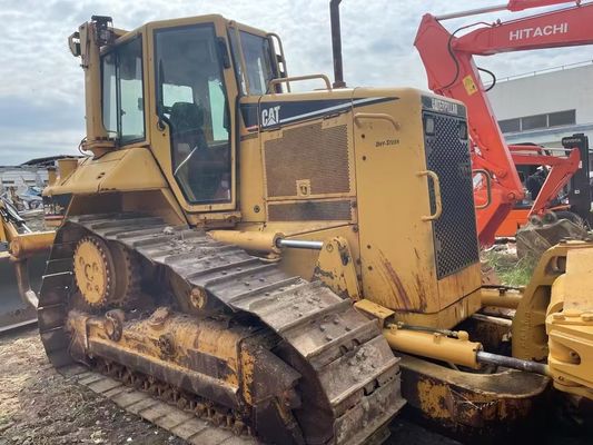 สีเดิม Caterpillar D6N XL บูลโดเซอร์ขนาดเล็กมือสองที่มีไฮดรอลิก Ripper