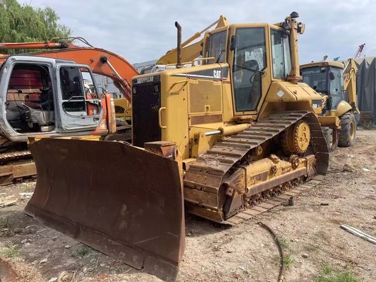 สีเดิม Caterpillar D6N XL บูลโดเซอร์ขนาดเล็กมือสองที่มีไฮดรอลิก Ripper