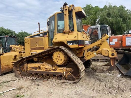 สีเดิม Caterpillar D6N XL บูลโดเซอร์ขนาดเล็กมือสองที่มีไฮดรอลิก Ripper