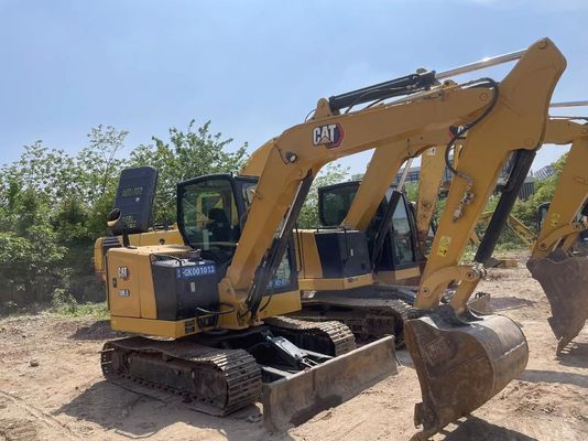 Caterpillar 306.5 มือสอง Mini Digger ประสิทธิภาพเชื้อเพลิงสําหรับอาคาร
