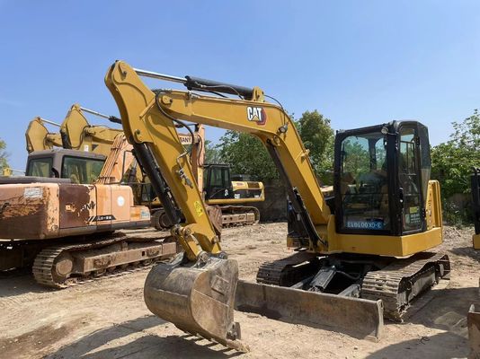 Caterpillar 306.5 มือสอง Mini Digger ประสิทธิภาพเชื้อเพลิงสําหรับอาคาร