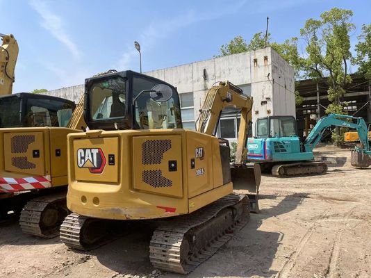 Caterpillar 306.5 มือสอง Mini Digger ประสิทธิภาพเชื้อเพลิงสําหรับอาคาร