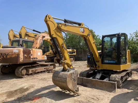 Caterpillar 306.5 มือสอง Mini Digger ประสิทธิภาพเชื้อเพลิงสําหรับอาคาร