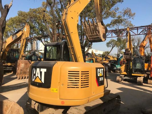 307E เครื่องขุด CAT ที่ใช้ ประสิทธิภาพเชื้อเพลิง เครื่องขุดไฮดรอลิกที่ใช้ ปี 2017
