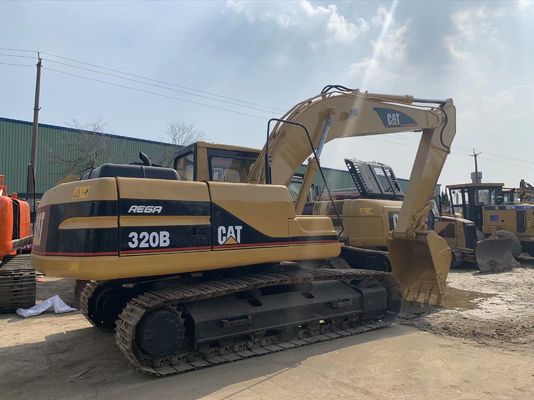 ความแข็งแรงสูง 320B ใช้ CAT Excavator ความปลอดภัยการดําเนินงาน 20 ตัน Excavator