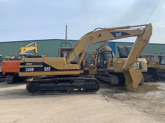 ความแข็งแรงสูง 320B ใช้ CAT Excavator ความปลอดภัยการดําเนินงาน 20 ตัน Excavator