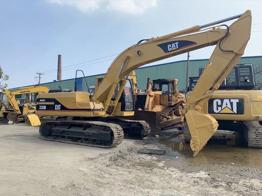 ความแข็งแรงสูง 320B ใช้ CAT Excavator ความปลอดภัยการดําเนินงาน 20 ตัน Excavator