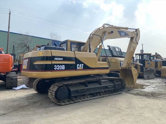 ความแข็งแรงสูง 320B ใช้ CAT Excavator ความปลอดภัยการดําเนินงาน 20 ตัน Excavator