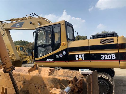 ความแข็งแรงสูง 320B ใช้ CAT Excavator ความปลอดภัยการดําเนินงาน 20 ตัน Excavator