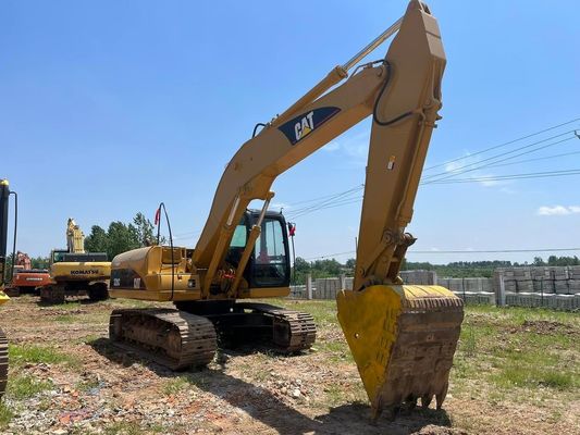 320C เครื่องขุด CAT ที่ใช้แล้ว Caterpillar เครื่องขุด 20 ตัน การดําเนินงานความปลอดภัย