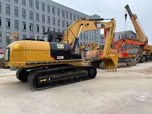 Caterpillar 320D เครื่องขุด CAT มือสอง ผลิตในญี่ปุ่น สําหรับการก่อสร้าง 320B 320C 320D