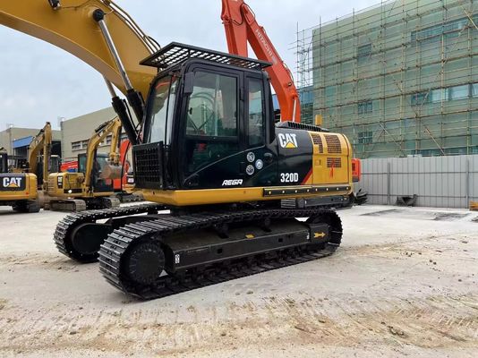 Caterpillar 320D เครื่องขุด CAT มือสอง ผลิตในญี่ปุ่น สําหรับการก่อสร้าง 320B 320C 320D