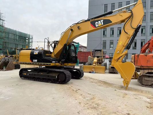 Caterpillar 320D เครื่องขุด CAT มือสอง ผลิตในญี่ปุ่น สําหรับการก่อสร้าง 320B 320C 320D