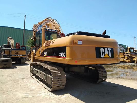 2001 ปีที่ใช้ Crawler จักรยานขุด Caterpillar 330C CAT C9 เครื่อง 250HP