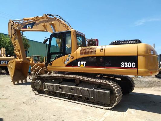 2001 ปีที่ใช้ Crawler จักรยานขุด Caterpillar 330C CAT C9 เครื่อง 250HP