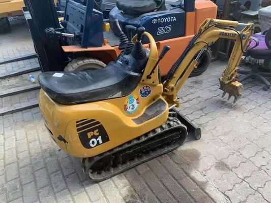 PC01 สีเดิม ใช้ Komatsu Mini Excavator สําหรับการทํางานภายในบ้าน