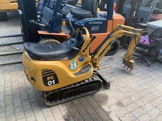 PC01 สีเดิม ใช้ Komatsu Mini Excavator สําหรับการทํางานภายในบ้าน